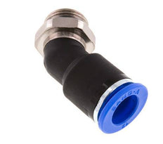 12mm x G3/8'' 45deg Elbow Push-in Fitting with Male Threads Brass/PA 66 NBR [2 Pieces]