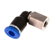 4mm x M 5 90deg Elbow Push-in Fitting with Female Threads Brass/PA 66 NBR Rotatable [2 Pieces]