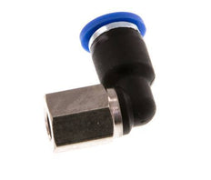 4mm x M 5 90deg Elbow Push-in Fitting with Female Threads Brass/PA 66 NBR Rotatable [2 Pieces]