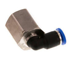 Racor de 4mm x G1/4'' 90deg con rosca hembra latón/PA 66 NBR giratorio [2 piezas]