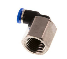 Racor de 4mm x G1/4'' 90deg con rosca hembra latón/PA 66 NBR giratorio [2 piezas]