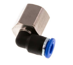 Racor de 6mm x G1/4'' 90deg con rosca hembra Latón/PA 66 NBR Giratorio [2 Piezas]