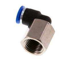 Racor de 6mm x G1/4'' 90deg con rosca hembra Latón/PA 66 NBR Giratorio [2 Piezas]
