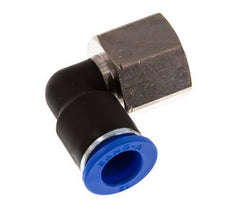 12mm x G1/2'' 90deg Elbow Push-in Fitting with Female Threads Brass/PA 66 NBR Rotatable