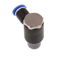 Codo en L de 4mm x R1/8'' con rosca macho latón/PA 66 NBR giratorio [2 piezas]