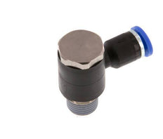 Codo en L de 4mm x R1/8'' con rosca macho latón/PA 66 NBR giratorio [2 piezas]