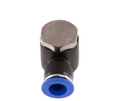 10mm x R3/8'' Codo de 90 grados en forma de L Racor con rosca macho Latón/PA 66 NBR Giratorio