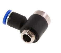 Codo de 8mm x G1/4'' en forma de L con rosca macho latón/PA 66 NBR interior hexagonal giratorio [2 piezas]