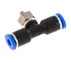Racor en T de 4mm x M 3 con rosca macho Acero/PA 66 NBR Giratorio [2 piezas]