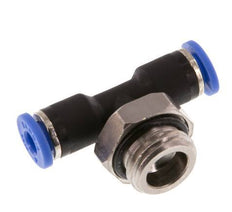 Racor en T de 4mm x G1/4'' con rosca macho latón/PA 66 NBR giratorio [2 piezas]