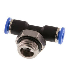 Racor en T de 4mm x G1/4'' con rosca macho latón/PA 66 NBR giratorio [2 piezas]