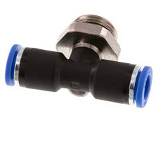 Racor en T de 8mm x G3/8'' con rosca macho latón/PA 66 NBR giratorio [2 piezas]