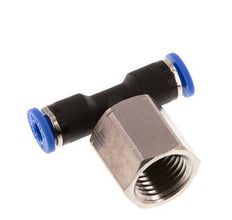 Racor en T de 4mm x G1/4'' con rosca hembra latón/PA 66 NBR giratorio [2 piezas]