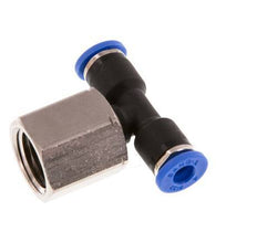Racor en T de 4mm x G1/4'' con rosca hembra latón/PA 66 NBR giratorio [2 piezas]