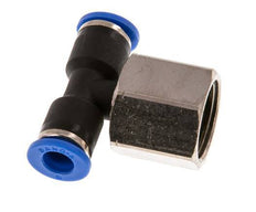 Racor en T de 6mm x G3/8'' con rosca hembra latón/PA 66 NBR giratorio [2 piezas]