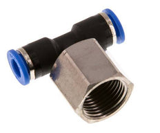 Racor en T de 6mm x G3/8'' con rosca hembra latón/PA 66 NBR giratorio [2 piezas]