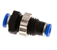 Racor de 4mm PA 66 NBR Bulkhead [2 Piezas]