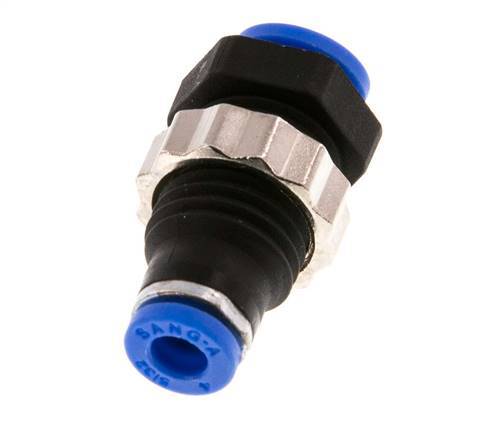 Racor de 4mm PA 66 NBR Bulkhead [2 Piezas]