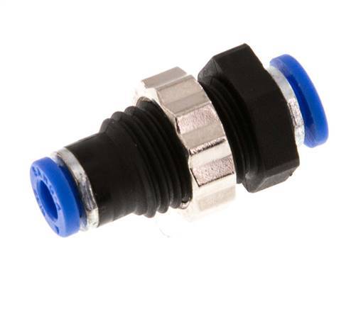 Racor de 4mm PA 66 NBR Bulkhead [2 Piezas]