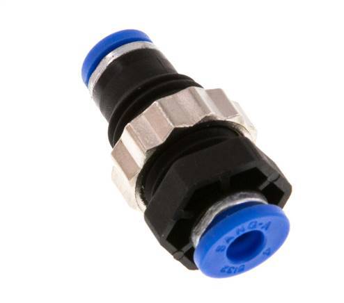 Racor de 4mm PA 66 NBR Bulkhead [2 Piezas]