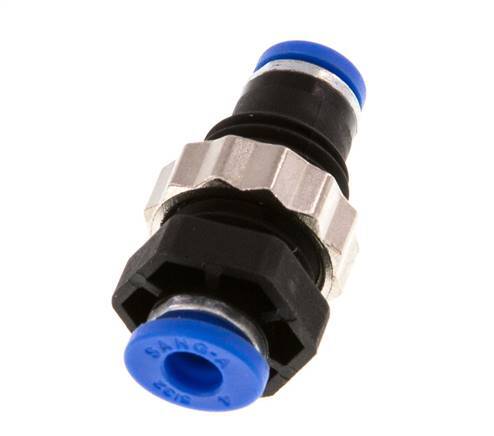 Racor de 4mm PA 66 NBR Bulkhead [2 Piezas]