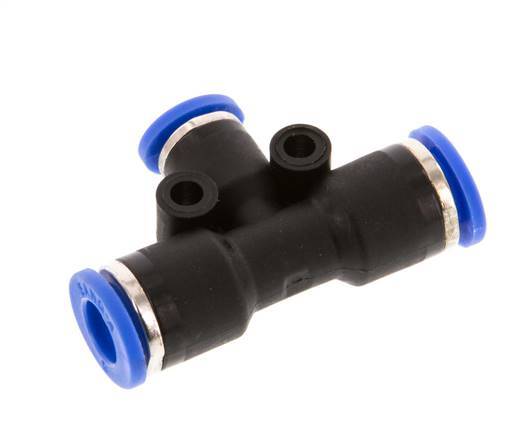 4mm x 6mm Tee Push-in Fitting PA 66 NBR [2 Pieces]