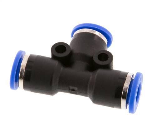 Racor en T de 6mm PA 66 NBR [2 piezas]