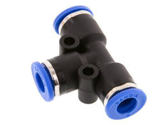 Racor en T de 6mm PA 66 NBR [2 piezas]