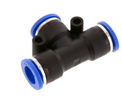 10mm Tee Push-in Fitting PA 66 NBR [2 Pieces]
