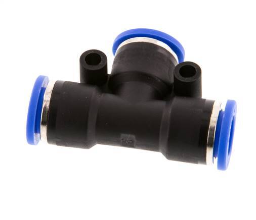 10mm Tee Push-in Fitting PA 66 NBR [2 Pieces]