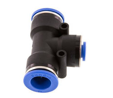 8mm x 14mm Tee Push-in Fitting PA 66 NBR