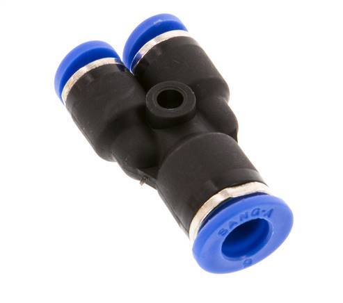 4mm x 6mm Y Push-in Fitting PA 66 NBR [2 Pieces]