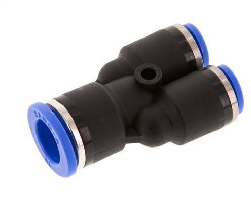 6mm x 10mm Y Push-in Fitting PA 66 NBR [2 Pieces]
