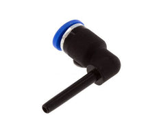3mm x 3mm 90deg Elbow Push-in Fitting with Plug-in PA 66 NBR [5 Pieces]