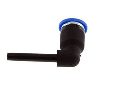 3mm x 3mm 90deg Elbow Push-in Fitting with Plug-in PA 66 NBR [5 Pieces]
