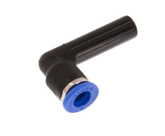 6mm x 8mm 90deg Elbow Push-in Fitting with Plug-in PA 66 NBR [2 Pieces]