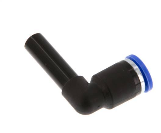 Racor a presión de 8mm x 8mm 90deg con enchufe PA 66 NBR [2 piezas]