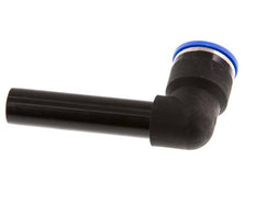 Codo de 90 grados de 14 mm x 14 mm con manguito largo de PA 66 NBR