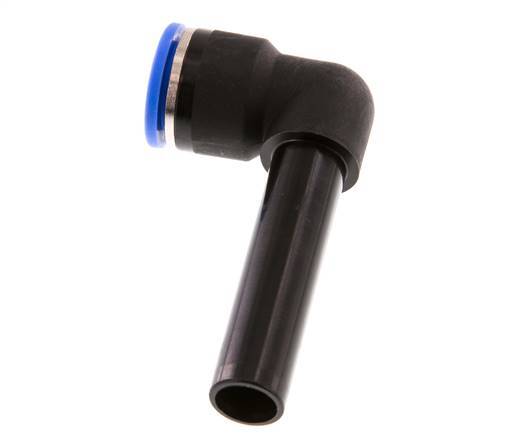 Codo de 90 grados de 14 mm x 14 mm con manguito largo de PA 66 NBR