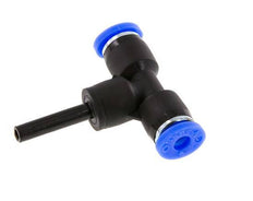 Racor en T de 4mm x 4mm con enchufe PBT NBR [2 Piezas]