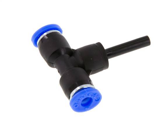 Racor en T de 4mm x 4mm con enchufe PBT NBR [2 Piezas]