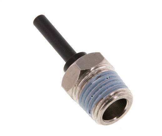 4mm x R1/4'' Plug-in Fitting with Male Threads Brass/PA 66 NBR [5 Pieces]