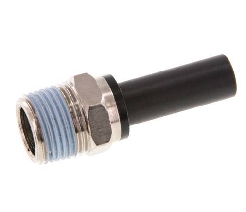 10mm x R3/8'' Plug-in Fitting with Male Threads Brass/PA 66 NBR [2 Pieces]