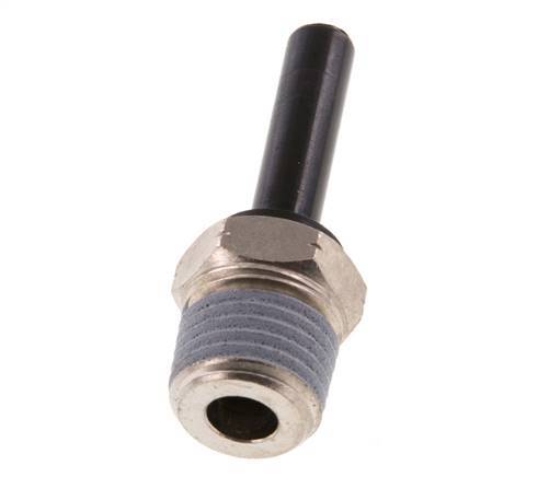 Racor de 6mm x 1/4'' NPT con rosca macho latón/PA 66 NBR [2 piezas]