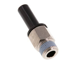 12mm x 3/8'' NPT Plug-in Fitting with Male Threads Brass/PA 66 NBR [2 Pieces]