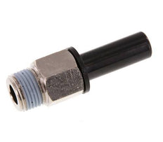 12mm x 3/8'' NPT Plug-in Fitting with Male Threads Brass/PA 66 NBR [2 Pieces]