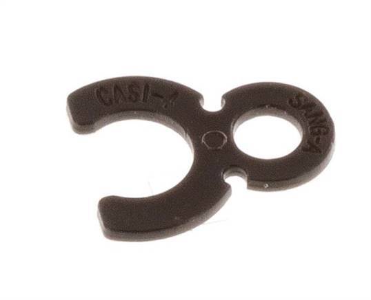 Clips de bloqueo de pinza de 4 mm para racores rápidos [50 unidades]