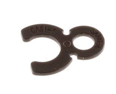 Clips de bloqueo de pinza de 4 mm para racores rápidos [50 unidades]