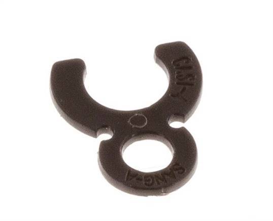 Clips de bloqueo de pinza de 4 mm para racores rápidos [50 unidades]