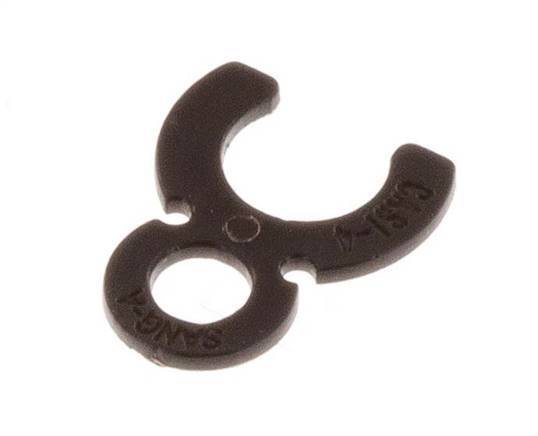 Clips de bloqueo de pinza de 4 mm para racores rápidos [50 unidades]